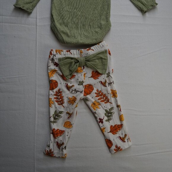 Baby Essential's Fall Matching Set, Baby Girl, Size 6m - Picture 5 of 5